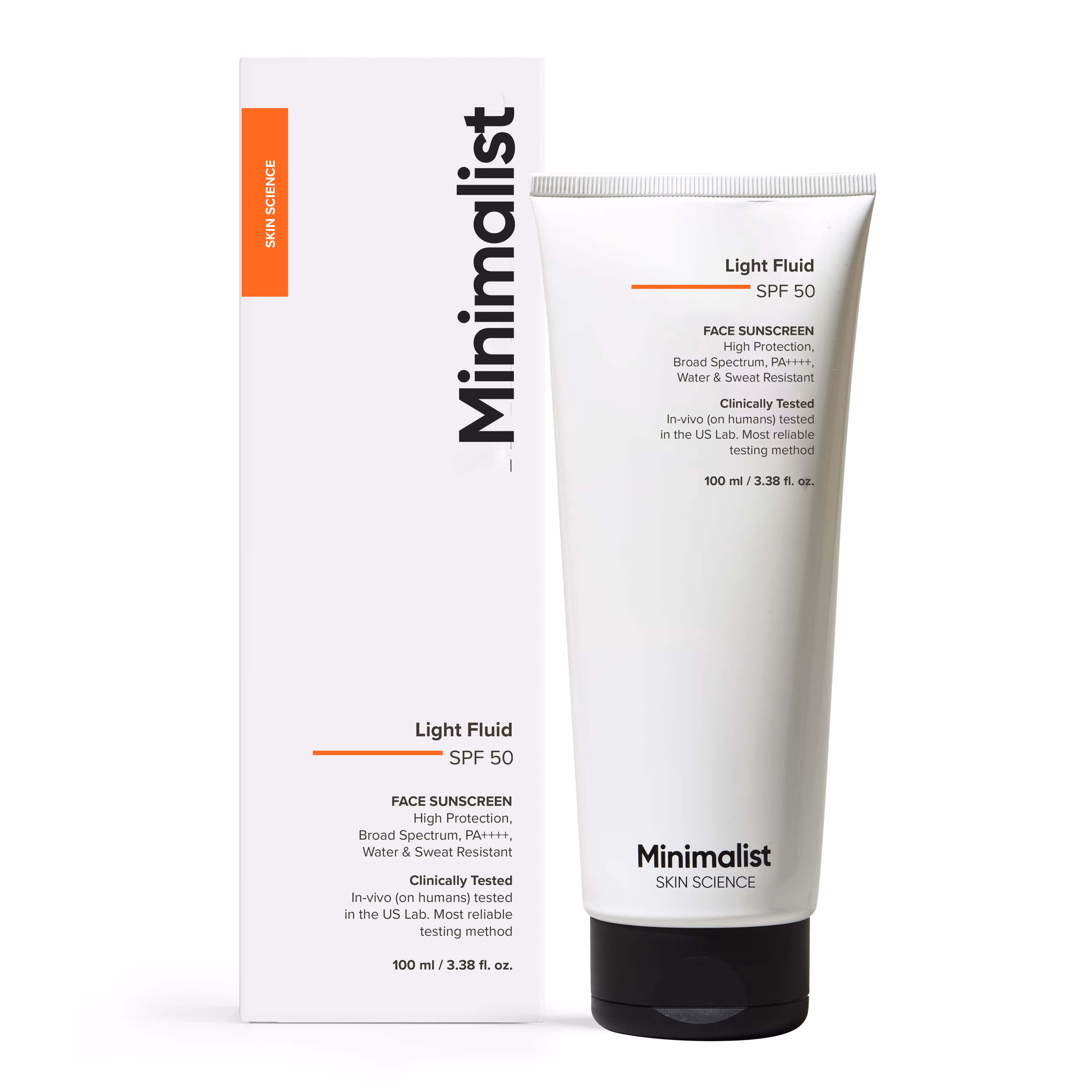 Minimalist - Light Fluid SPF 50 - Face Sunscreen