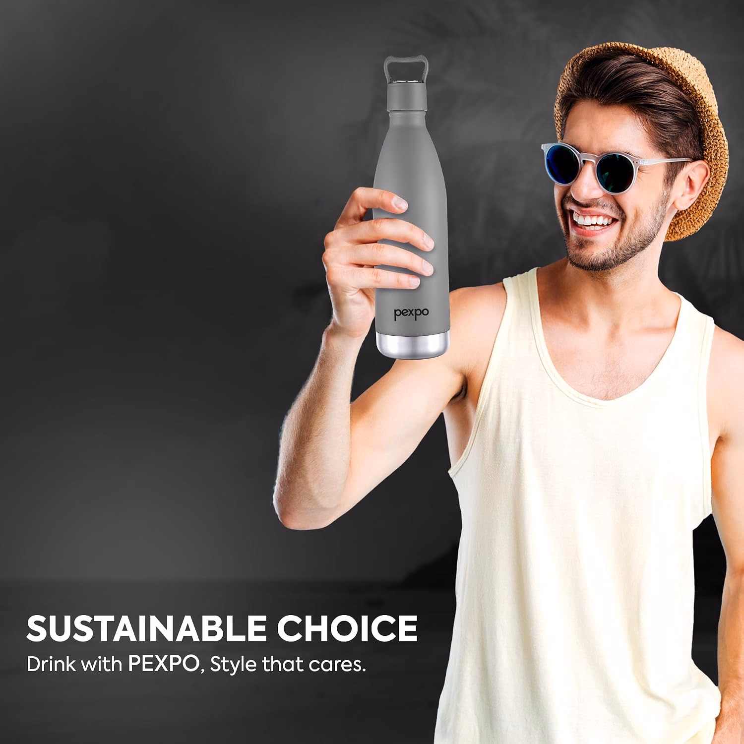 Pexpo - Erica - Go24 Stainless Steel Thermos - Water Bottle