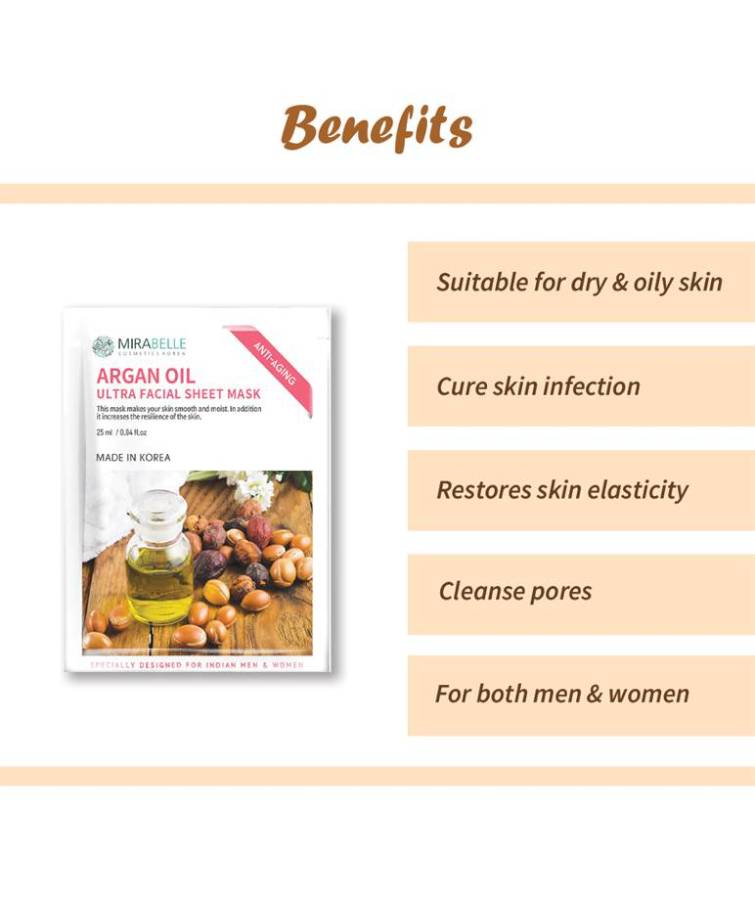 Mirabelle - Argan Oil - Sheet Mask