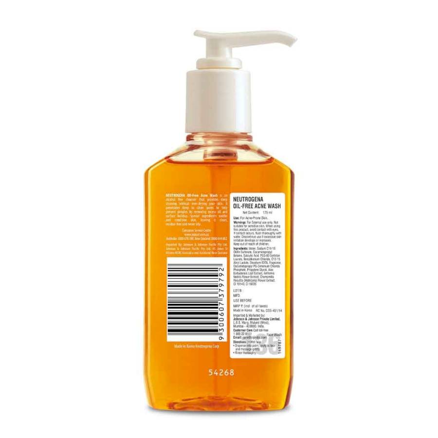 Neutrogena - Oil Free Acne Wash - FACIAL CLEANSER