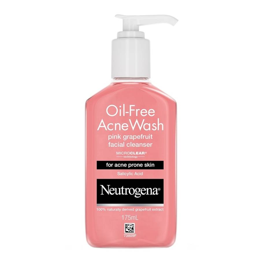 Neutrogena - Oil Free Acne Wash - PINK GRAPEFRUIT - FACIAL CLEANSER
