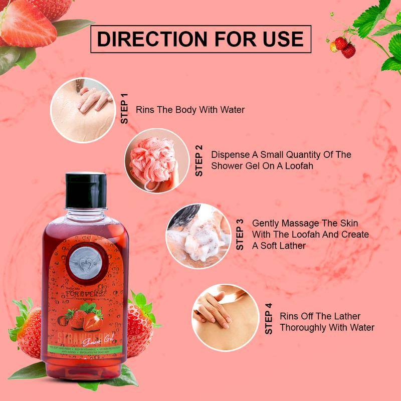 DAILY LIFE FOREVER52 - STRAWBERRY - SHOWER GEL