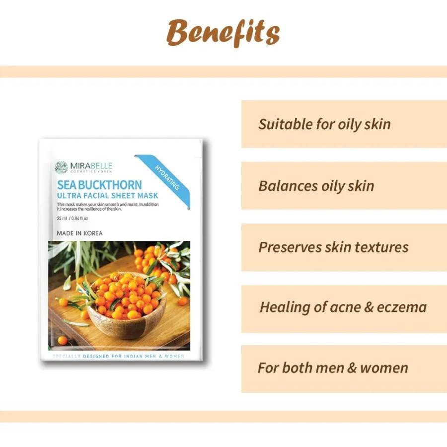 Mirabelle - Sea Buckthorn - Sheet Mask