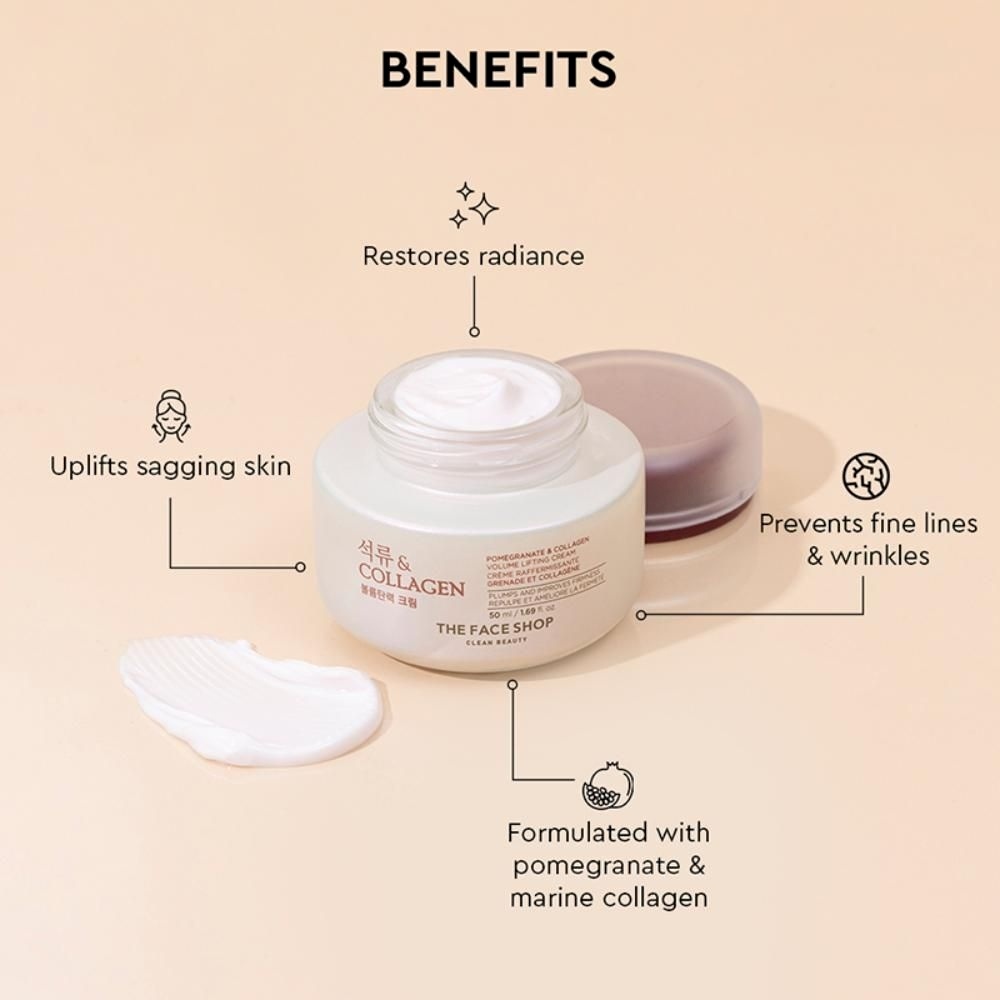 THE FACE SHOP -Pomegranate and Collagen - Cream