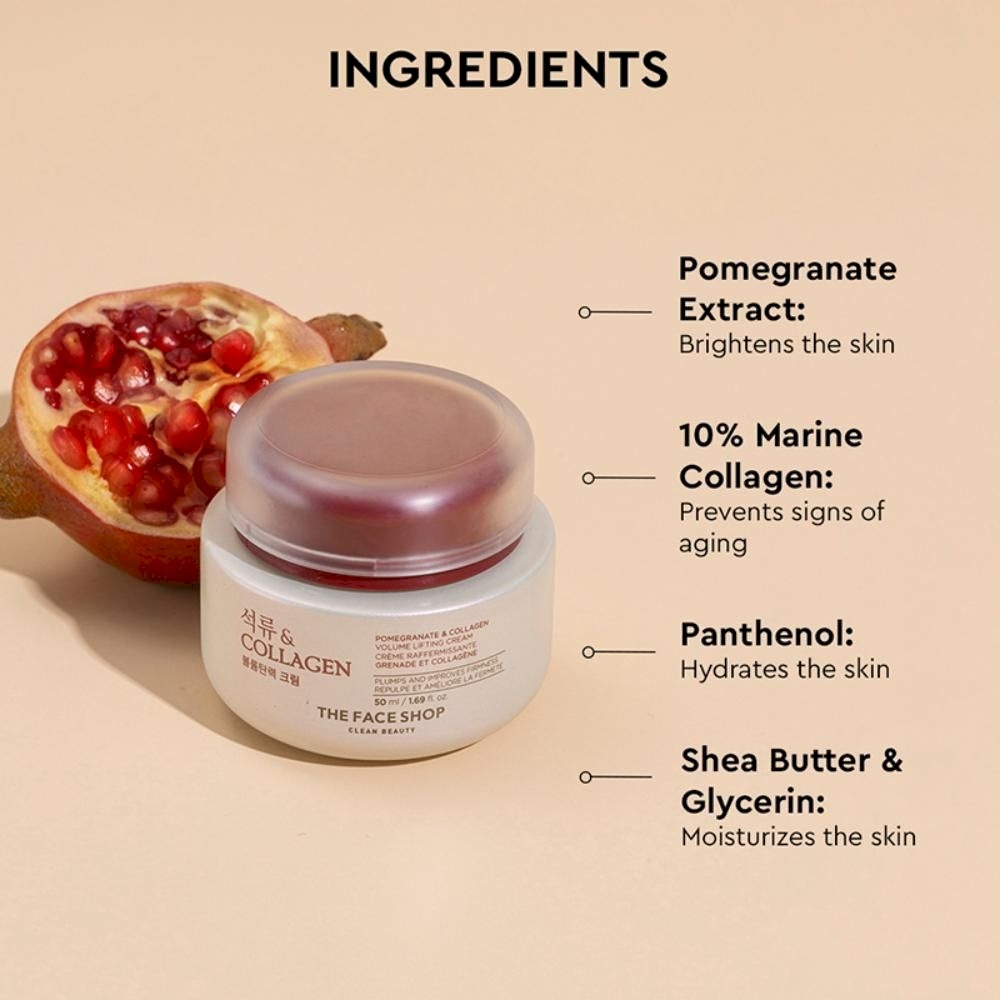THE FACE SHOP -Pomegranate and Collagen - Cream