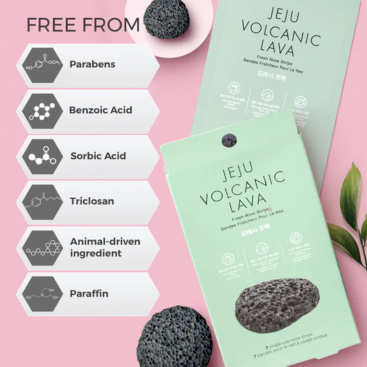 THE FACE SHOP - Jeju Volcanic Lava Fresh - Nose Strips