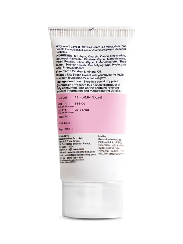 Recode - Strobe Cream - ROSE Gold
