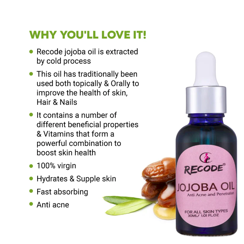 Recode - Jojoba Oil - Face & Acne
