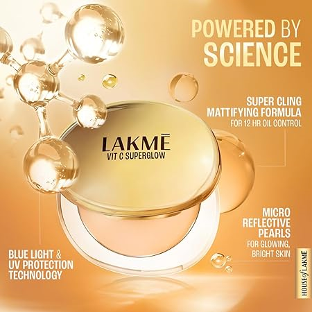 Lakme - Vitamin C Superglow Skin Perfecting - Wallnut - Compact