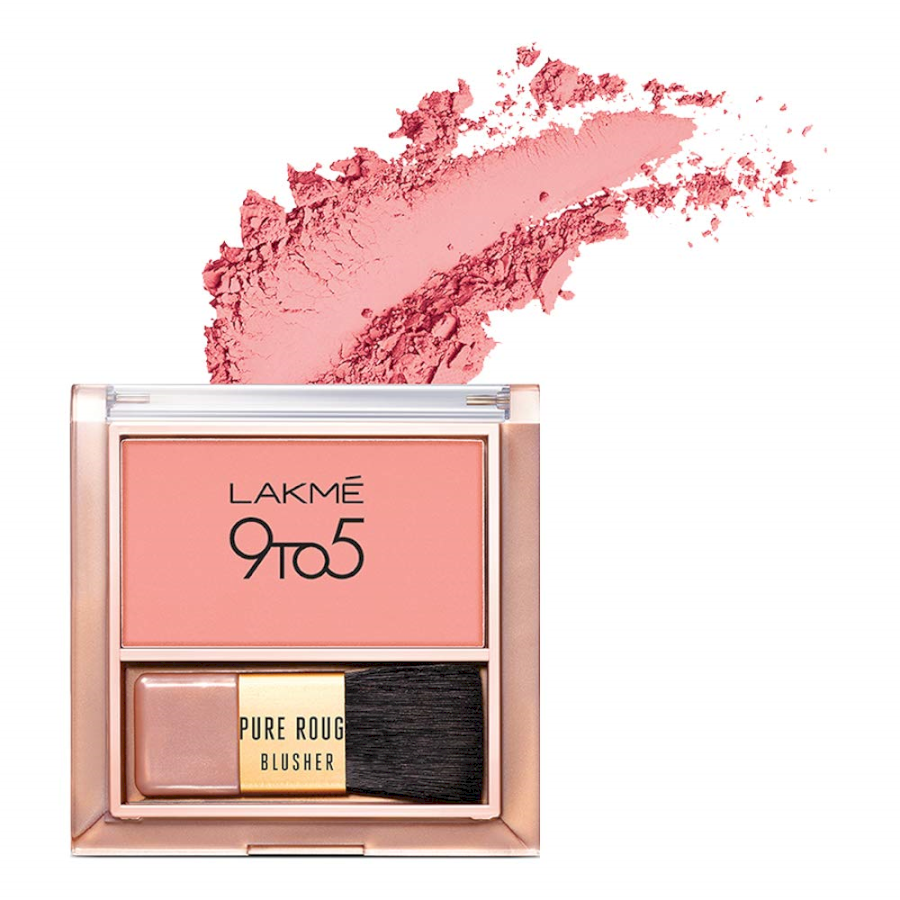 LAKME 9 TO 5 PURE ROUGE BLUSHER - NUDE FLUSH