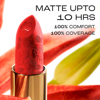 Lakme - Rouge Bloom Powder Matte Lipstick - Nude Nectar 201