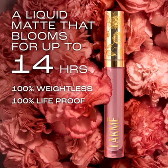 Lakme Rouge Bloom Matte Lip Liquid - Daring Dahlia 201