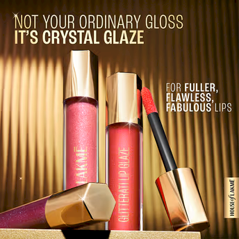 Lakme - Glitterati Lip Glaze - Caramel Drizzle