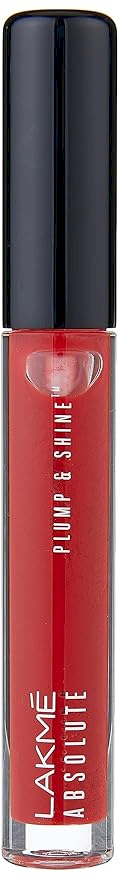 Lakme Absolute Plump And Shine Lip Gloss - Red Shine
