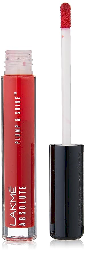 Lakme Absolute Plump And Shine Lip Gloss - Red Shine