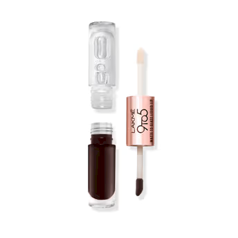 Lakme 9 To 5 Matte To Glass Liquid Lip - Mulberry Wine