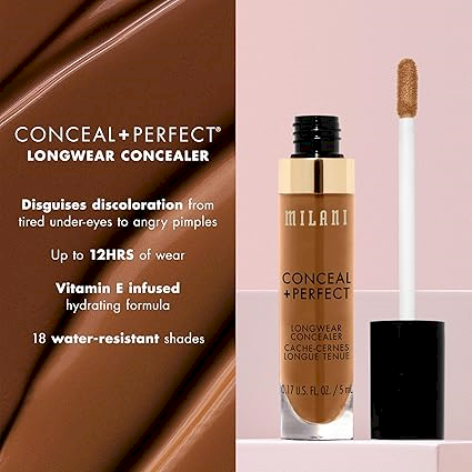 MILANI CONCEAL + PERFECT LONGWEAR CONCEALER - LIGHT NATURAL