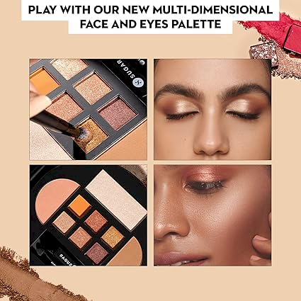 SUGAR Contour De Force Eyes And Face Palette - 02 - Pink Pro