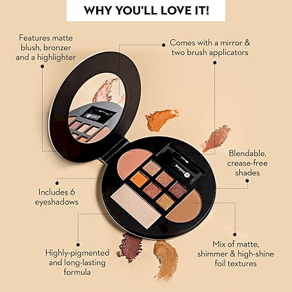 SUGAR Contour De Force Eyes And Face Palette - 02 - Pink Pro