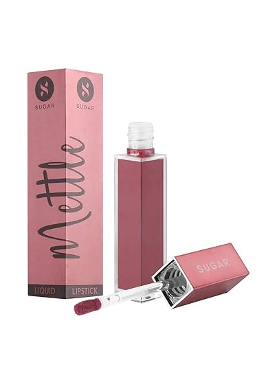 SUGAR Cosmetics Mettle Matte Liquid Lipstick - 03 Estella