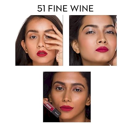 SUGAR Smudge Me Not Liquid Lipstick - 51 Fine Wine (Burgundy Red)