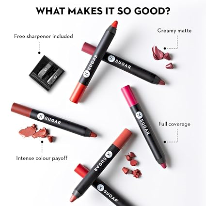 SUGAR Matte As Hell Crayon Lipstick - 19 Emma Woodhouse