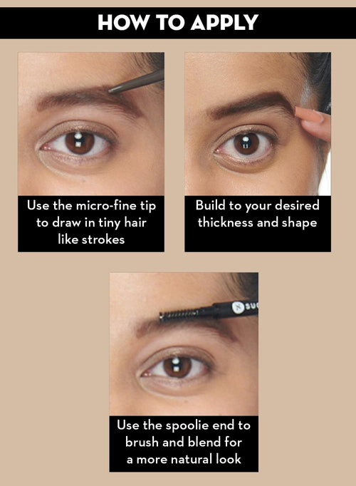 SUGAR Arch Arrival Micro Brow Pencil - 02 Taupe Tom