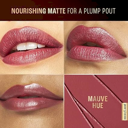 LAKME - ULTIMATE GLAM SATIN MATTE Lipstick - Mauve HUE (Matte)