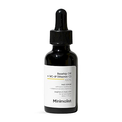 Minimalist - Rosehip oil + VC-IP (Vitamin C) 100% - Face Serum