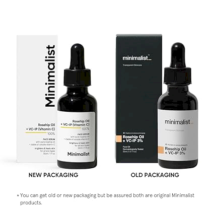 Minimalist - Rosehip oil + VC-IP (Vitamin C) 100% - Face Serum