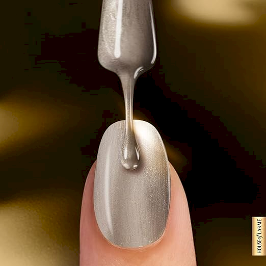 Lakme Ultimate Glam Chrome Nail Paint - CH2 Magenta