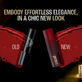 Lakme Cushion Matte Lipstick - RED BOMBSHELL