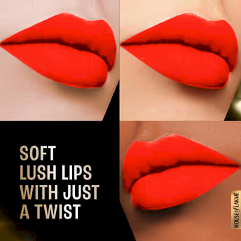 Lakme Cushion Matte Lipstick - RED BOMBSHELL
