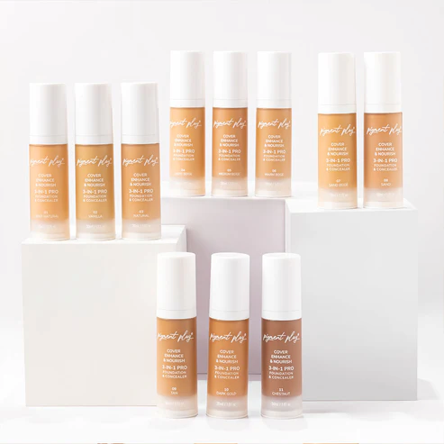 Pigment Play 3-in-1 Cover + Enhance + Nourish Foundation & Concealer - 03 Natural