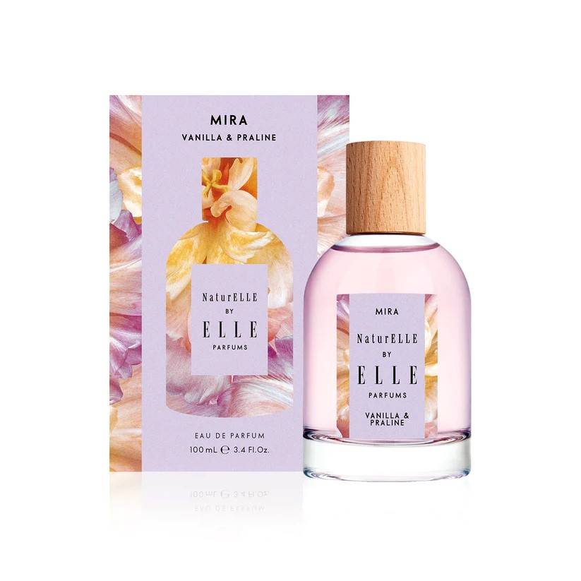 ELLE - MIRA -VANILLA & PRALINE - NATURELLE BY ELLE PARFUMS - EAU DE PARFUM