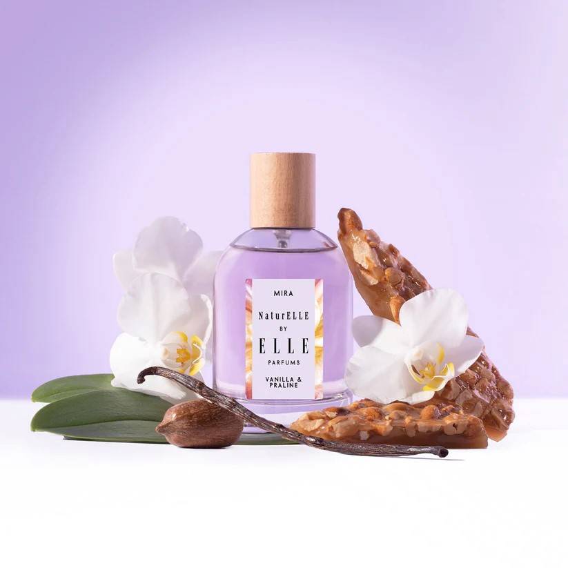 ELLE - MIRA -VANILLA & PRALINE - NATURELLE BY ELLE PARFUMS - EAU DE PARFUM
