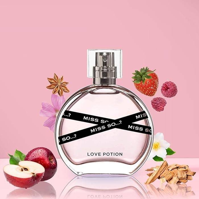 MISS So…? LONDON Love Potion Body Spray for Women WILD BERRIES AND JASMINE