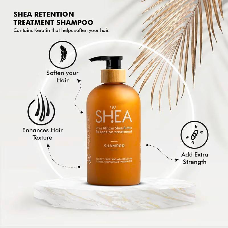 BEAUTY GARAGE PROFESSIONAL - SHEA - SHAMPOO - RETENTION TREATMENT