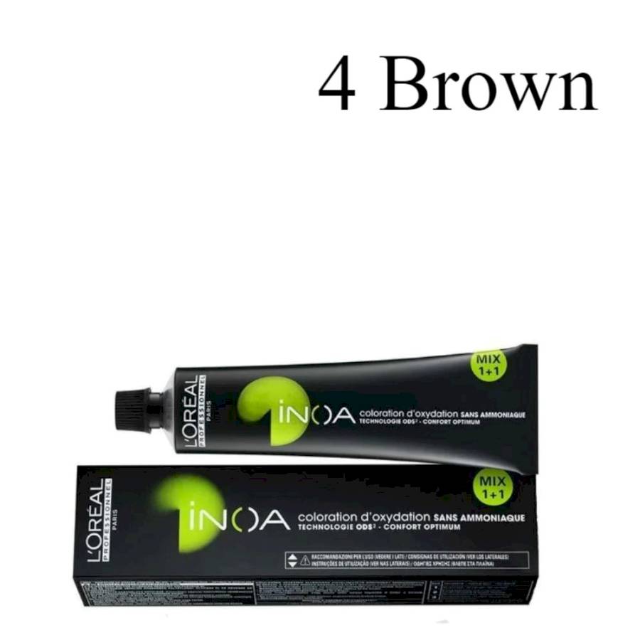 L'OREAL PROFESSIONEL PARIS - INOA - 4 - BROWN - PERMANENT COLOR