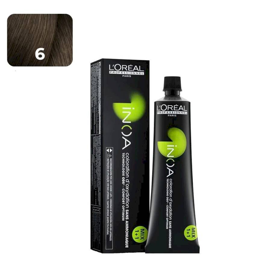L'OREAL PROFESSIONEL PARIS - INOA - 6 - DARK BLONDE - PERMANENT COLOR