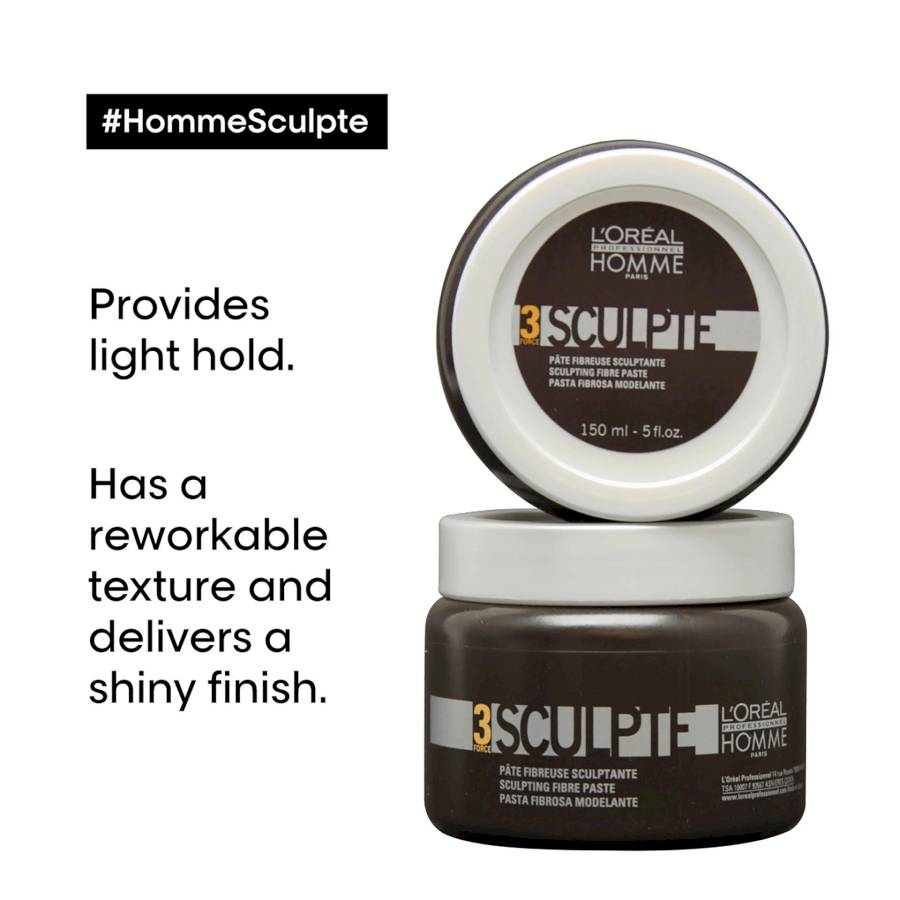 L'OREAL PROFESSIONEL HOMME PARIS - 3 FORCE - SCULPTE