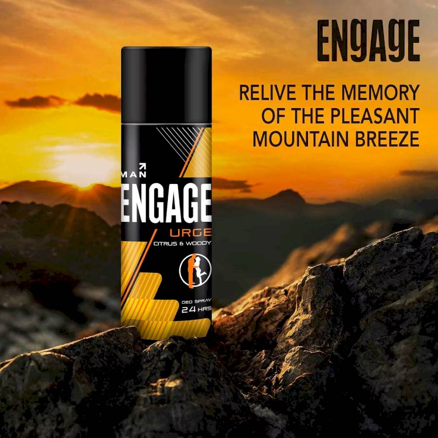 ENGAGE - URGE - CITRUS & WOODY - DEO SPRAY