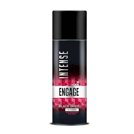 ENGAGE - INTENSE - BLACK SKIES - 24 HRS - DEO SPRAY - MAN