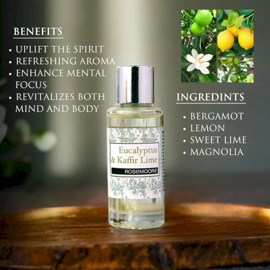ROSEMOORE - EUCALYPTUS & KAFFIR LIME - SCENTED OIL