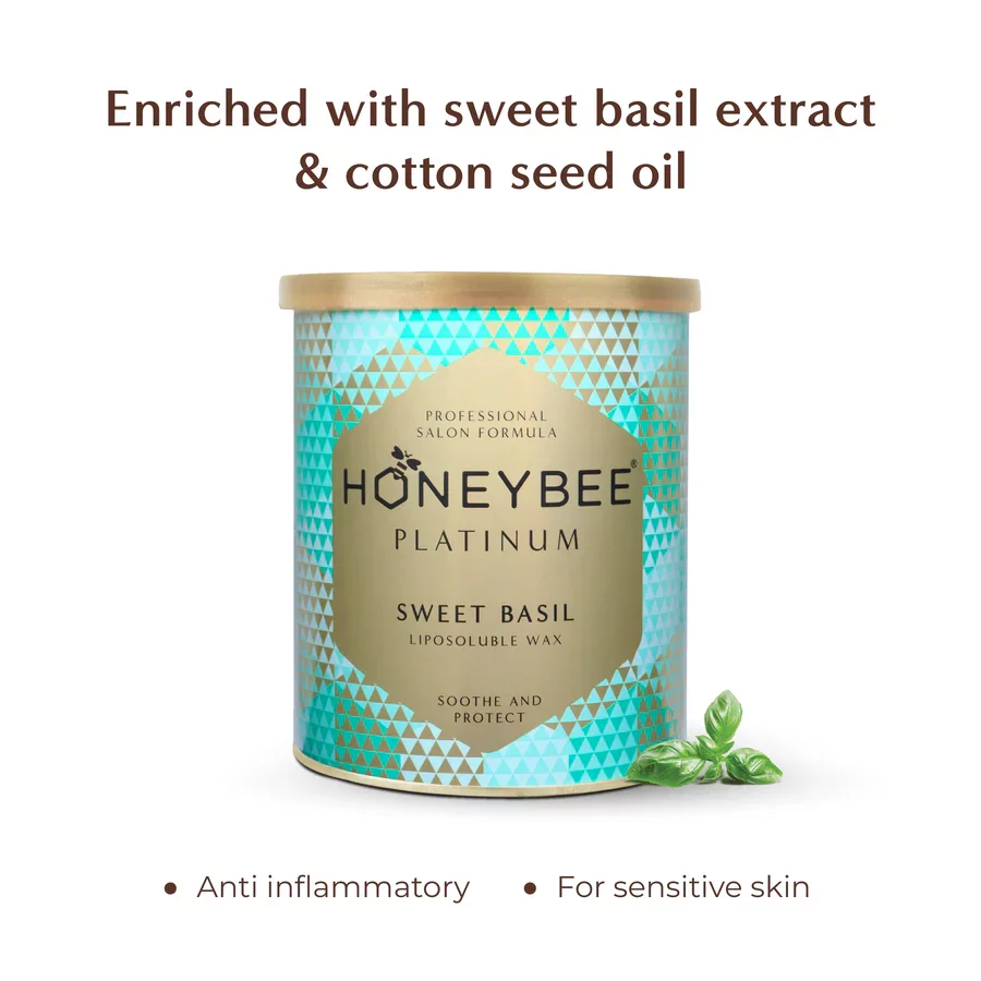 HONEYBEE - PLATINUM - SWEET BASIL - LIPOSOLUBLE WAX - SOOTHE & PROTECT