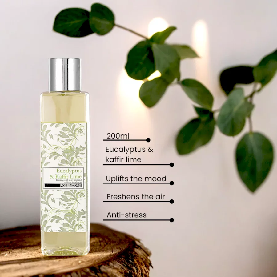ROSEMOORE - EUCALYPTUS & KAFFIR LIME - SCHILF DIFFUSOR NACHFULL OIL