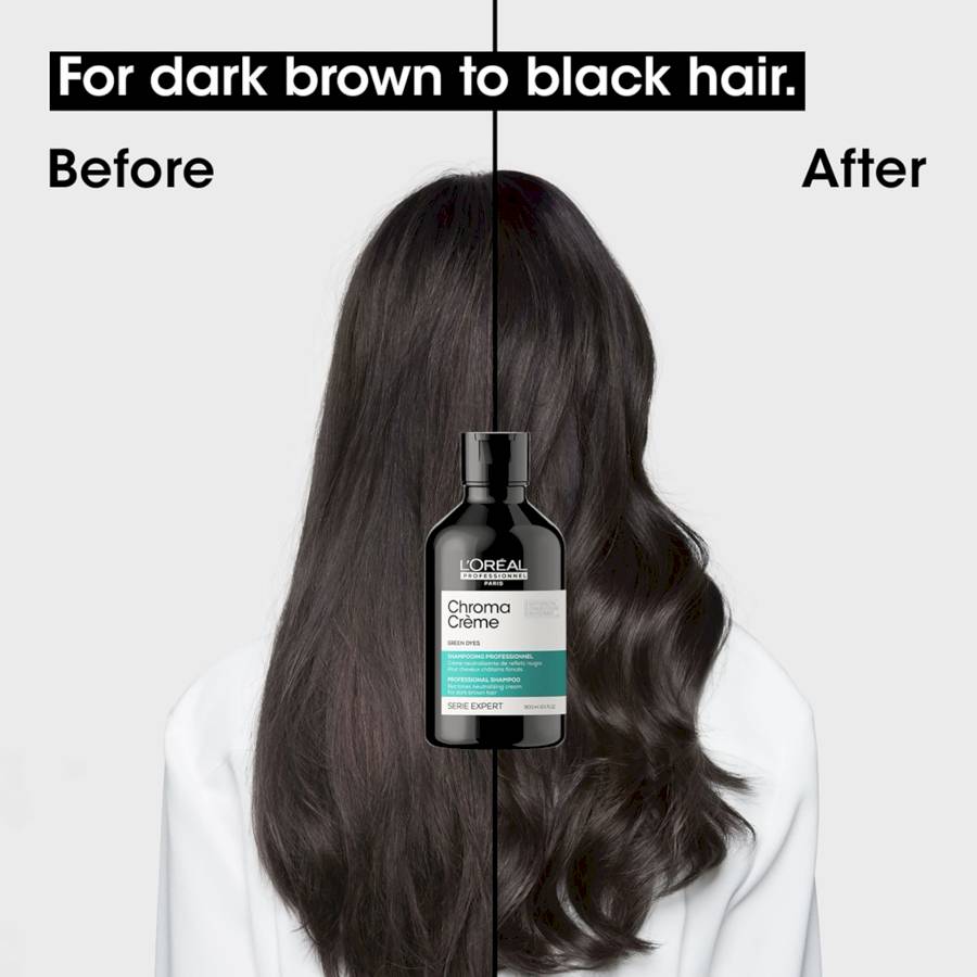 LOREAL PROFESSIONEL PARIS - CHROMA CREME - GREEN DYES - PROFESSIONAL SHAMPOO