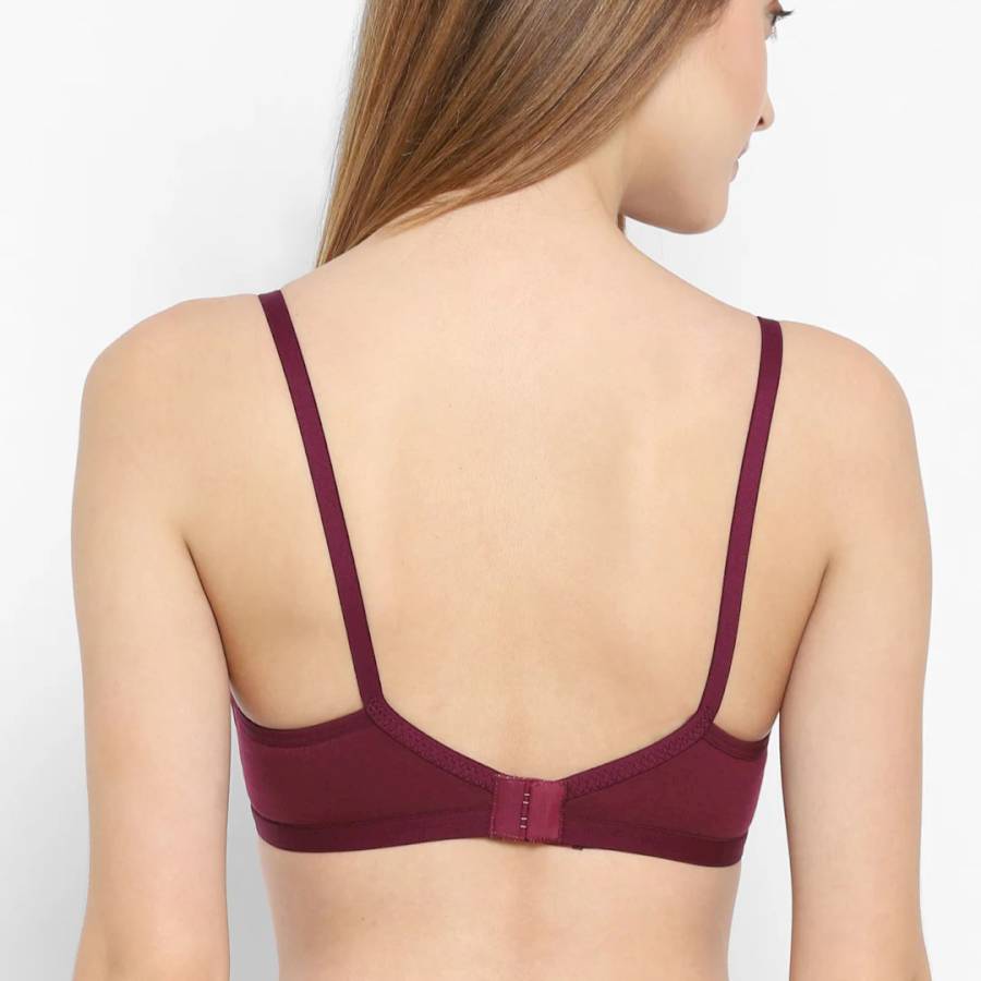 FLORET - TEE SHIRT BRA - KATRINA - MAROON