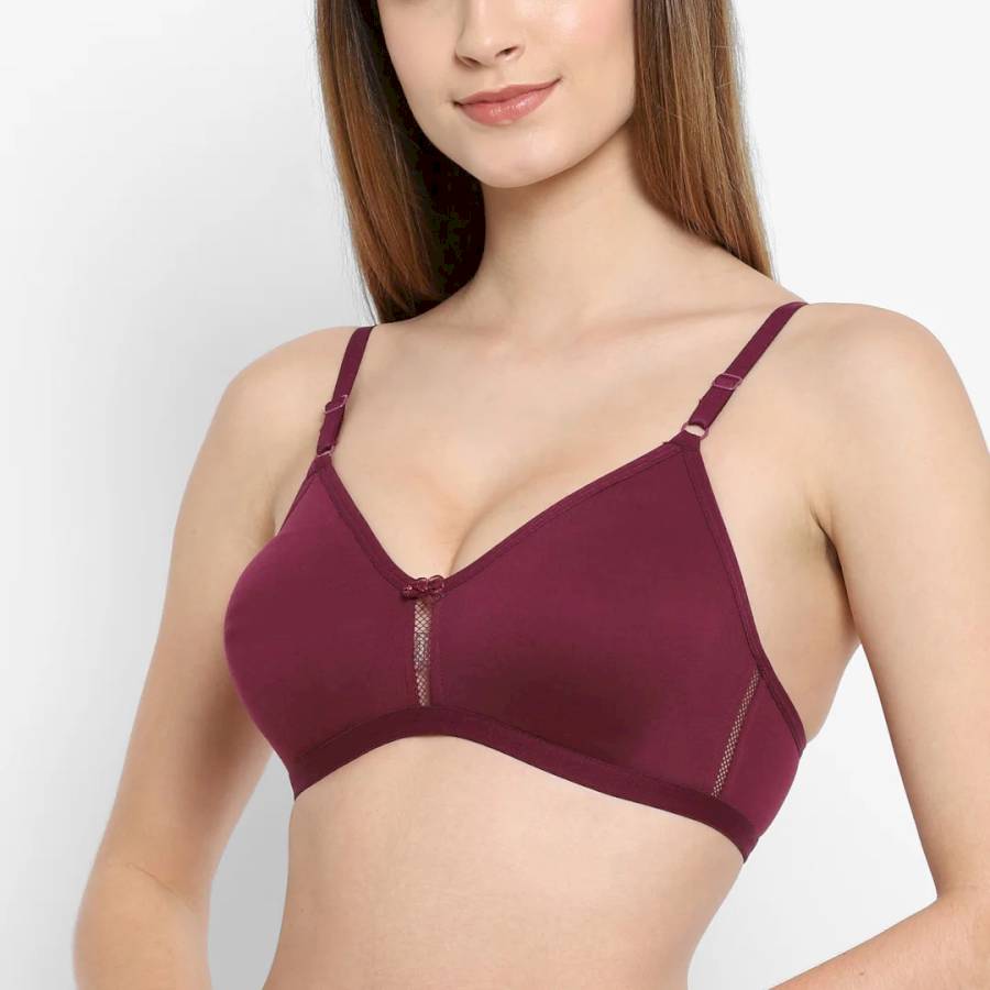 FLORET - TEE SHIRT BRA - KATRINA - MAROON