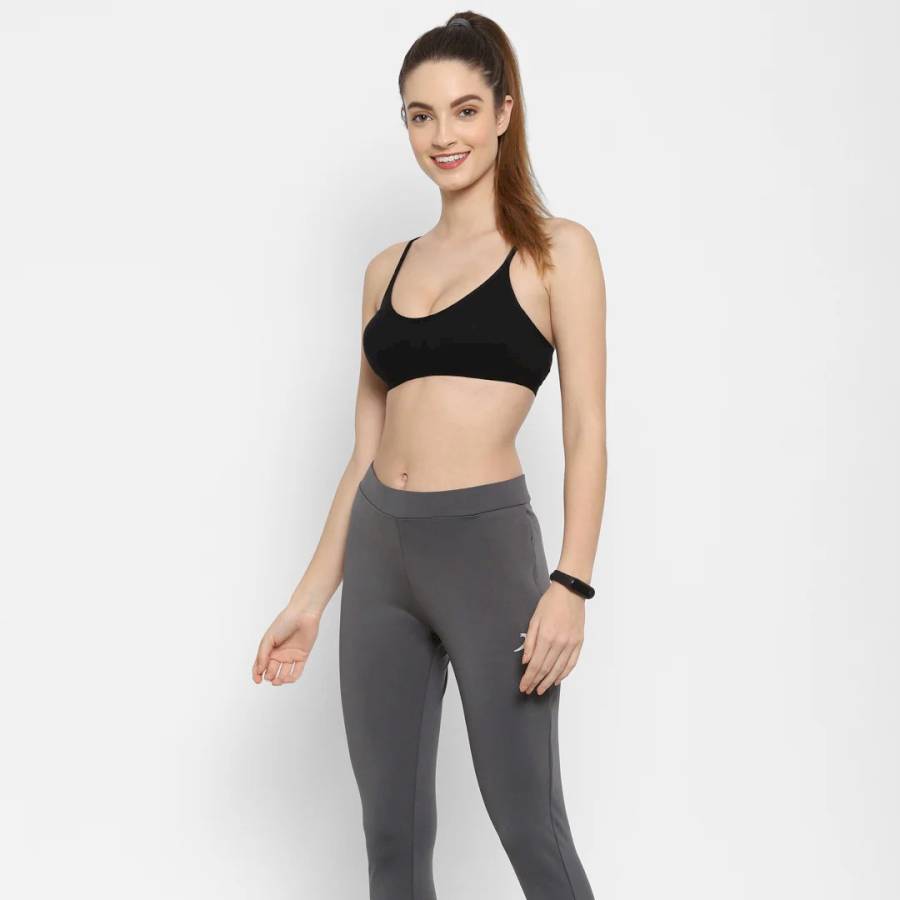 FLORET - POEM - BLACK - SPORTS BRA